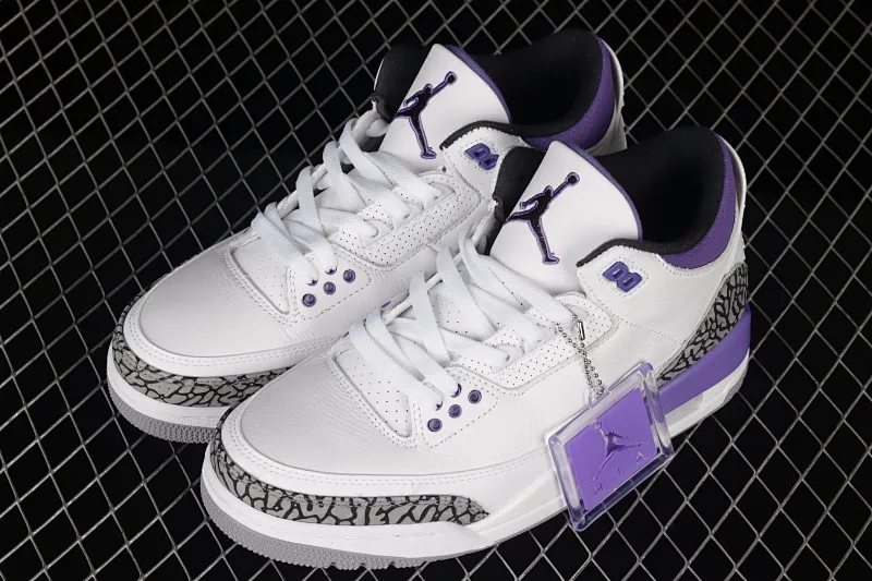 All categories Air Jordan Jordan series basketball shoes Air Jordan 3 Air Jordan 3 "Pine Green" AJ3 Joe 3 Villain Purple CT8532-105